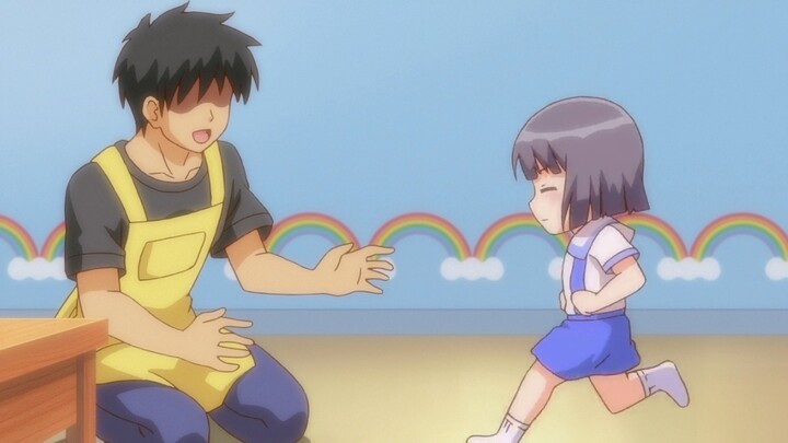The little friend suddenly became a big girl