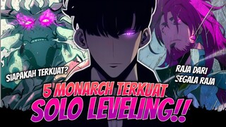 5 MONARCH TERKUAT DI SOLO LEVELING TERBARU 2024 !!