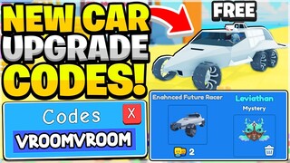 FREE CAR UPGRADES CODES + SECRET PET IN ROBLOX RACE CLICKER UPDATE