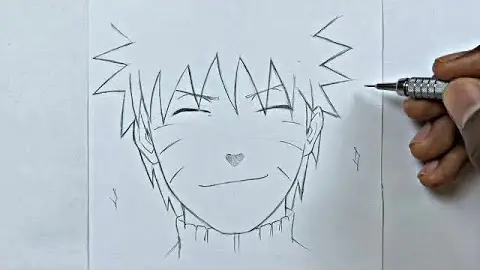 Easy Anime Sketch How To Draw Naruto Uzumaki Step By Step Bstation