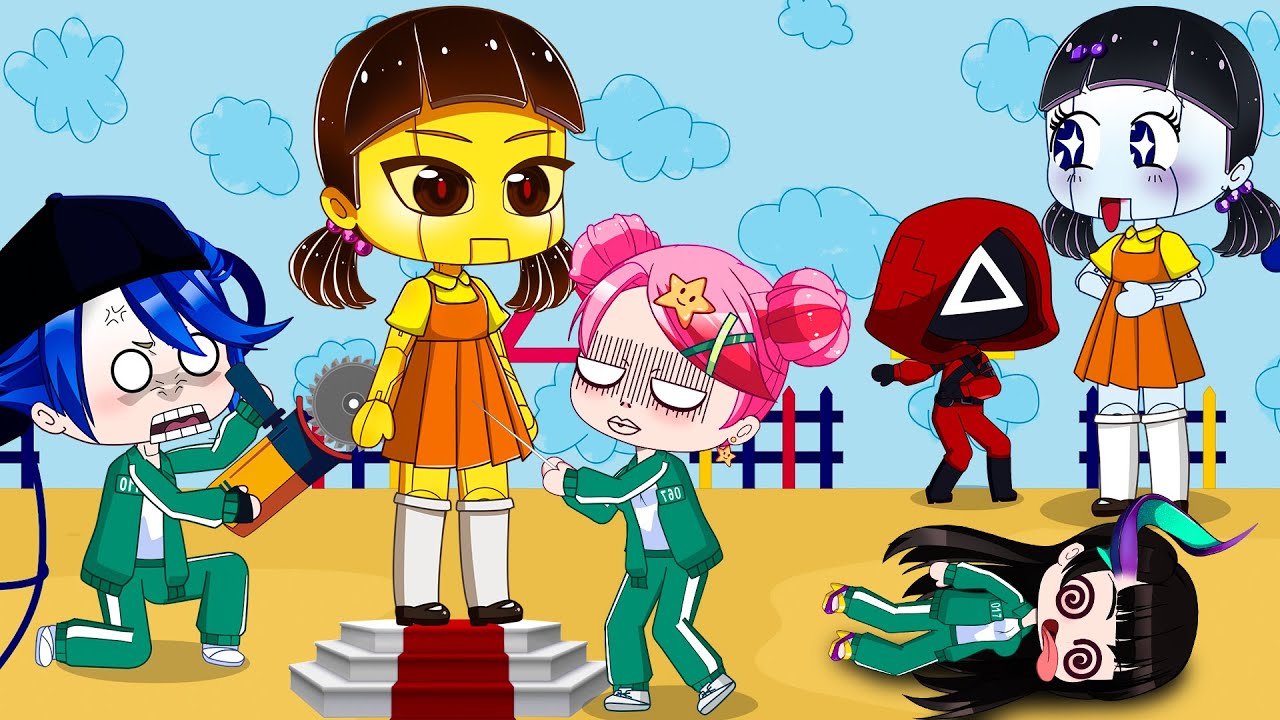 Squid Game - Dalgona Doll Challenge | Gacha Club | Ppg x Rrb Gacha Life -  Bilibili