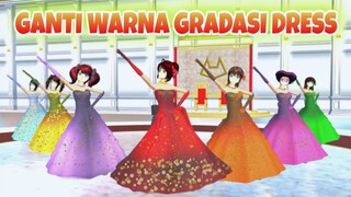 PART10 Cara ubah warna gradasi dress sakura school simulator | game viral