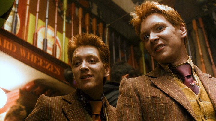 The Weasley twins treat Ron like brothers, which makes you feel very cordial!