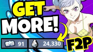 How To GET MORE SUMMONS F2P!!! [Black Clover Mobile]