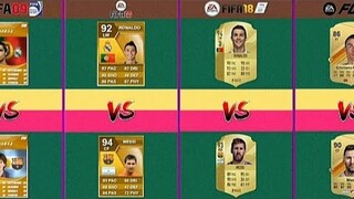 Ronaldo VS Messi All Fifa Ratings(Fifa 09 - EAFC 24)