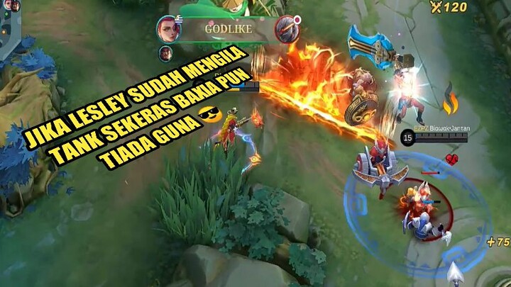 LESLEY NERF KOK MASIH SAKIT?!! GAMEPLAY LESLEY TERBARU!!