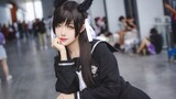 [cos collection] Chị Chị cosplay Azur Lane JK đồng phục Atago Chị Chị ơi đôi mắt đẹp quá, chị đeo kí