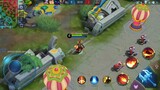 Skillnya yang  keren di mode Myhem Mobile Legends