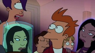 Futurama: Mối tình không thánh thiện giữa người máy và con người, Fry rưng rưng nước mắt thanh trừng