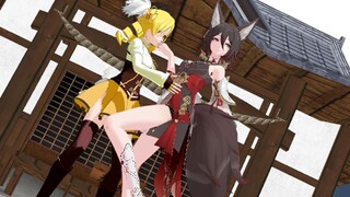 【Newbie MMD】ปาร์ตี้สุดอันตรายระหว่าง Miss Tingyun และ Miss Tomoe Mami