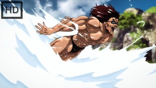 YUJIRO HANMA Swimming Scene In BAKI Son Of Ogre |#baki #yujirohanma