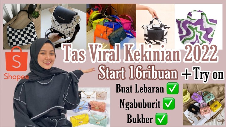 SHOPEE HAUL SLING BAG KOREAN STYLE | WAJIB PUNYA! BISA BUAT LEBARAN