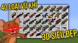 40 Loại vũ khí 3D Siêu đẹp trong Minecraft