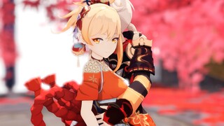 [Genshin Impact |MMD] Merah, pedas sekali...❤ Pesta berbahaya Manyo dan Yonomiya!