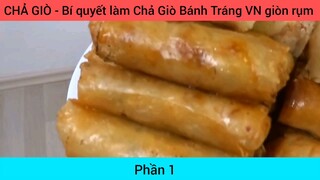 CHẢ GIÒ - Bí quyết làm Chả Giò Bánh Tráng VN giòn rụm #1