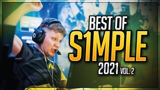 HE'S UNSTOPPABLE! BEST OF s1mple #2! (2021 Highlights)