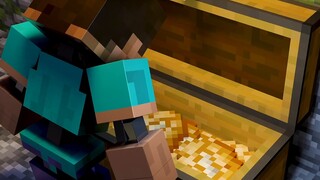 Minecraft "Don't Touch Oh 360" lồng tiếng vui nhộn: Robot Steve phát hiện ra kho báu bí mật