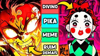 TIERLIST RANKEANDO os EPISÓDIOS da 2 TEMPORADA de DEMON SLAYER!