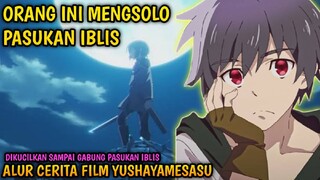 Alur cerita anime Pahlawan over power | mengsolo pasukan iblis di kerajaanya