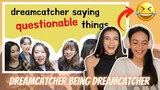 introducing DREAMCATCHER saying questionable things - REACTION! 😂 (Dreamcatcher Funny Moments) 🧡💛