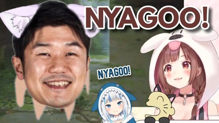 Korone & Gura says NYAGOO!
