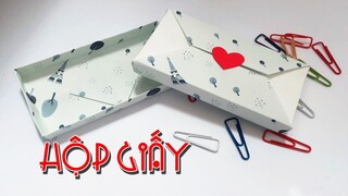 GẤP hộp chữ nhật - How to fold BTS Origami gift box - Origami easy box - Gấp hộp quà bằng giấy