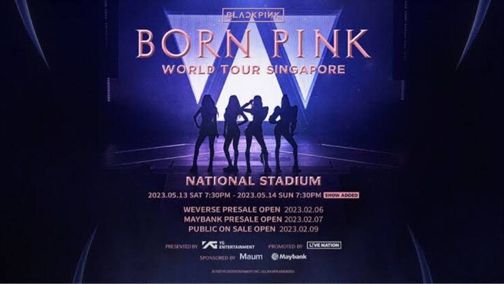 BLACKPINK - World Tour 'Born Pink' In Singapore 2023