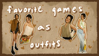 my favorite video games as OUTFITS!!