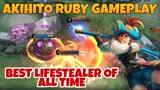 AKIHITO RUBY GAMEPLAY | RUBY PIRATE PARROT GAMEPLAY | BEST BUILD FOR RUBY | MLBB