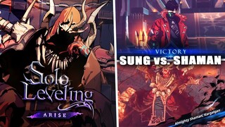 [Solo Leveling Arise] SUNG vs. ALMIGHTY SHAMAN KARGALAN!!!! (Rank 2 under 1:30 run)