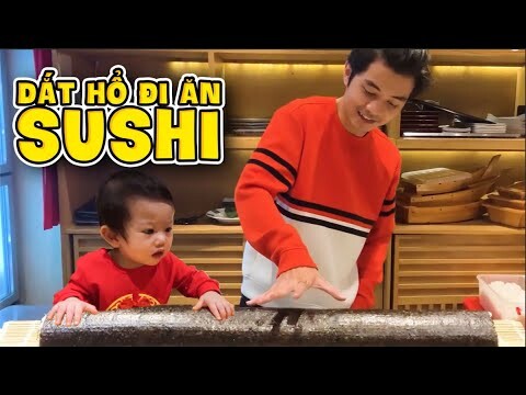 DẮT HỔ ĐI ĂN SUSHI SIÊU TO KHÔNG LỒ KHÔNG PHẢI CỦA BÀ TÂN | HYNAM