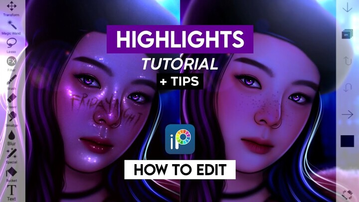 HOW TO EDIT | Highlights Edit Tutorial | ibisPaintX (Tutorial 18) Ft. ITZY Lia