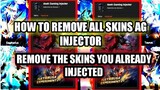How to Remove ALL SKINS AG Injector you already injected | Mobile Legends: Bang Bang