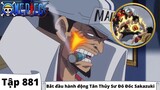 One Piece Tập 881 | Bắt đầu hành động Tân Thủy Sư Đô Đốc Sakazuki | Tóm Tắt Anime