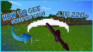 How To Get Sweeping Edge | Swipe Particle | In Minecraft P.E. | Bedrock | 1.16.220+ | 100% Working!