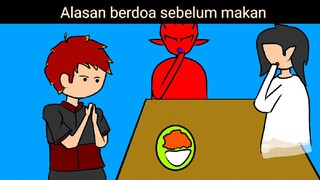 Alasan berdoa sebelum makan