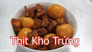 Ẩm Thực MN - Nấu Món Thịt Heo Kho Trứng - Braised Pork with Eggs