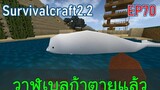 วาฬเบลูก้าเกยตื้นตาย | survivalcraft2.2 EP70 [พี่อู๊ด JUB TV]