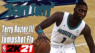 Terry Rozier III Jumpshot Fix NBA2K21 with Side-by-Side Comparison