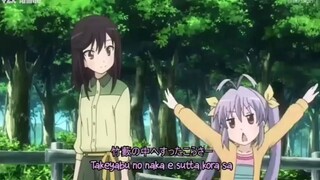 Kawai. Anime cute little girl sing