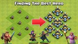 Every Level Heroes VS Every Level Cannon Formation | Clash of Clans