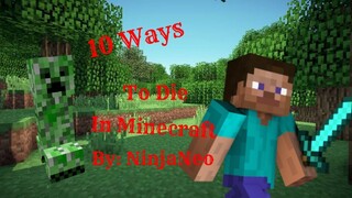 10 ways to die in MINECRAFT (#1)