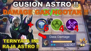 GUSION ASTRO DAMAGENYA GAK NGOTAK !! GABUNGAN ASTRO VENOM TERLALU GILA !! COMBO MAGIC CHESS TERKUAT