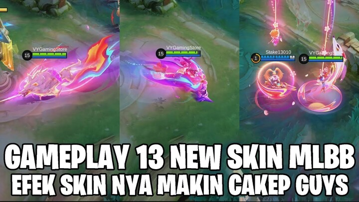 GAMEPLAY 13 NEW SKIN - COLLECTOR ATLAS,AURORA,NATALIA, KISHIN DENSETSU, STARLIGHT ODETTE,GATOT MLBB