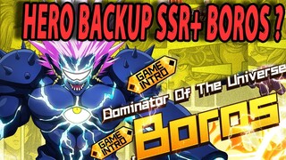 🔥🔥SSR+ BOROS MASUK KE HERO BACK UP? MID SPENDER SENANG F2P SIAP B1!! - ONE PUNCH MAN:The Strongest