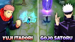 Itadori & Gojo Satoru Skin Comparison! Mobile Legends