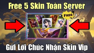 Liên Quân Garena chơi lớn FREE 5 skin toàn server - Gửi lời chúc phá giới hạn APL 2022