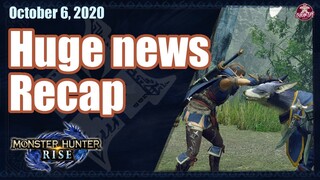 Monster Hunter Rise | Huge News Recap [Oct. 6, 2020]