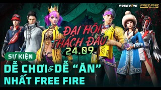 Bí kíp rinh trọn quà ngon tự chọn tại Đại Hội Thách Đấu | Garena Free Fire