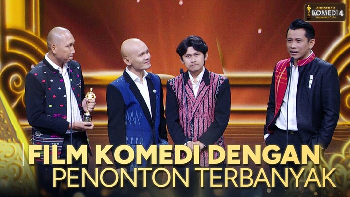 Agak Laen Pemenang "FILM KOMEDI DENGAN JUMLAH PENONTON TERBANYAK" | ANUGERAH KOMEDI INDONESIA 2024